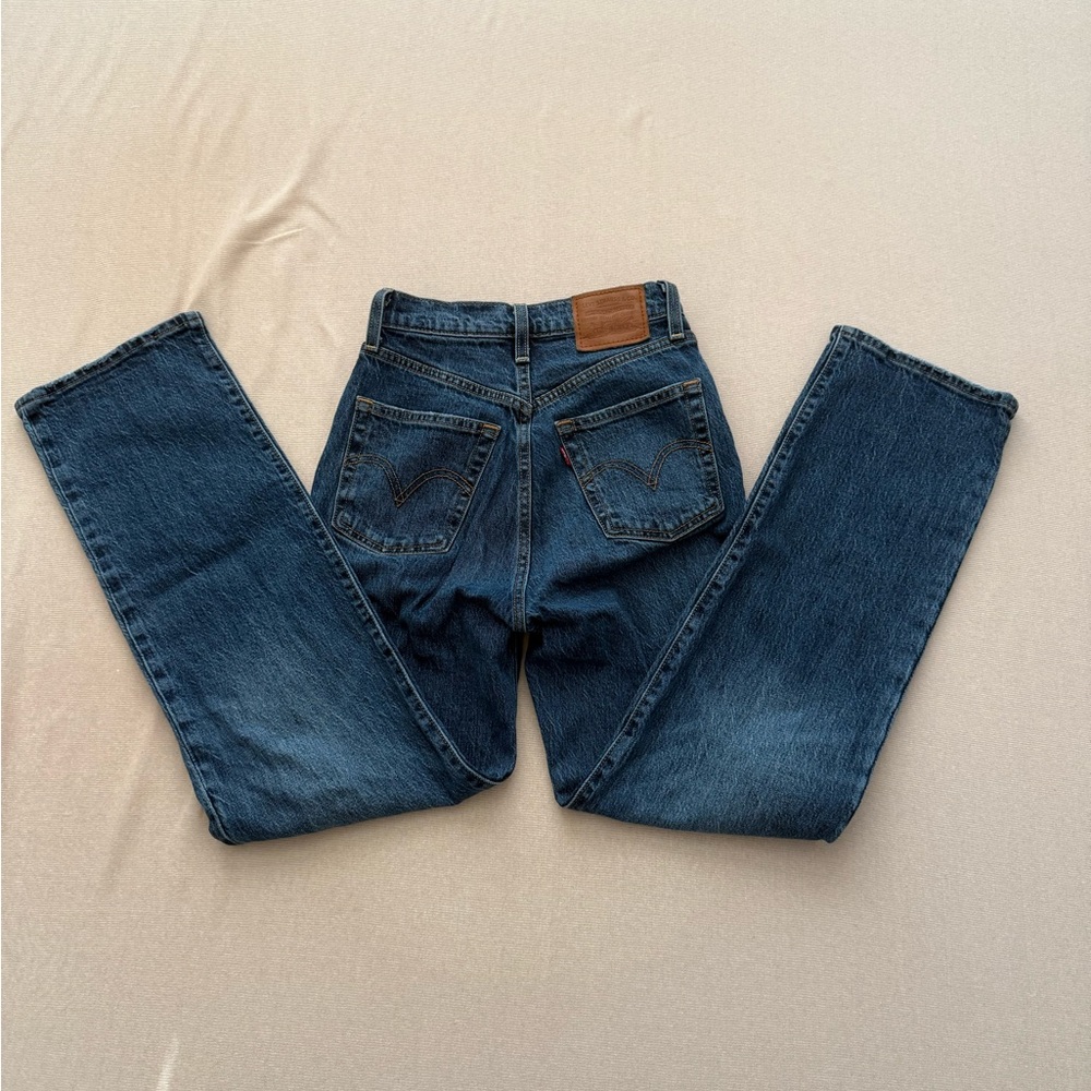 Levi's Dark Blue Straight Jeans